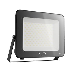 תאורת הצפה EAGLE  IP65 100W אור קר גוף שחור Nisko 
