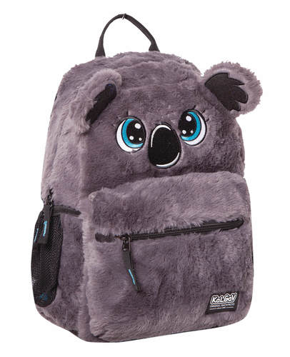 תיק אריאל Koala אפור/פרווה