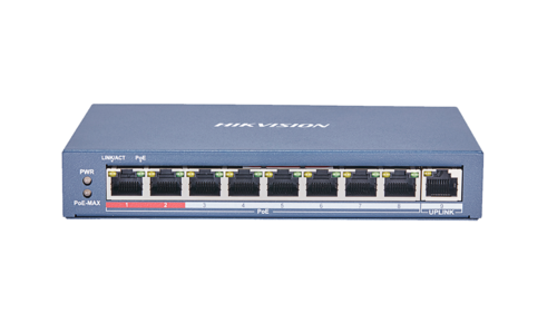 Hikvision 8 Port Fast Ethernet Unmanaged POE Switch DS-3E0109P-E(C)
