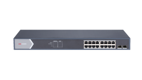 Hikvision 16 Port Gigabit Unmanaged POE Switch DS-3E0518P-E/M
