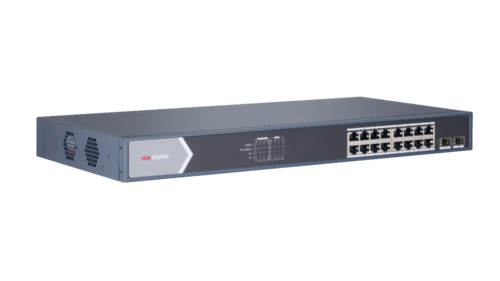 Hikvision 16 Port Gigabit Unmanaged POE Switch DS-3E0518P-E/M