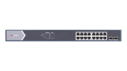 Hikvision 16 Port Gigabit Unmanaged POE Switch DS-3E0518P-E/M