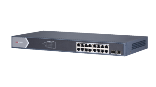Hikvision 16 Port Gigabit Unmanaged POE Switch DS-3E0518P-E/M