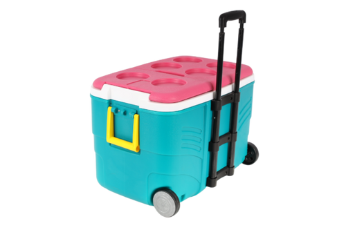 צידנית קשיחה טרולית בנפח 60 ליטר