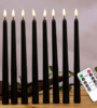 נרות לד שחור