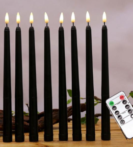 נרות לד שחור