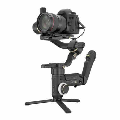 גימבל מקצועי Zhiyun Crane 3S אחריות יבואן רשמי עם מצלמה בהטייה סיבוב