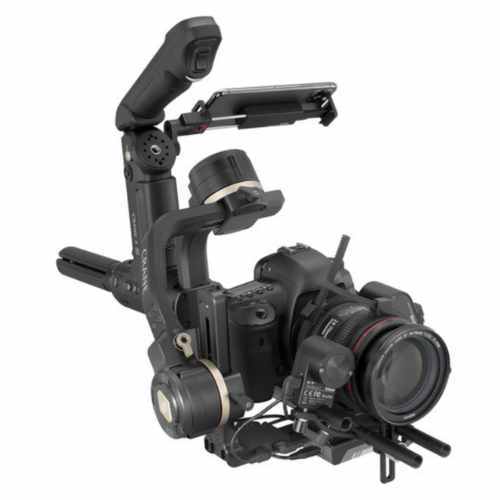 גימבל מקצועי Zhiyun Crane 3S אחריות יבואן רשמי במצב שוכב זווית שנייה