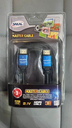 כבל HDMI 8K ULTRA HD באורך כ-3 מטר