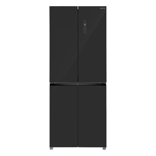 מקרר 4 דלתות זכוכית שחורה 406 ליטר peerless PRF-406 BLK-G