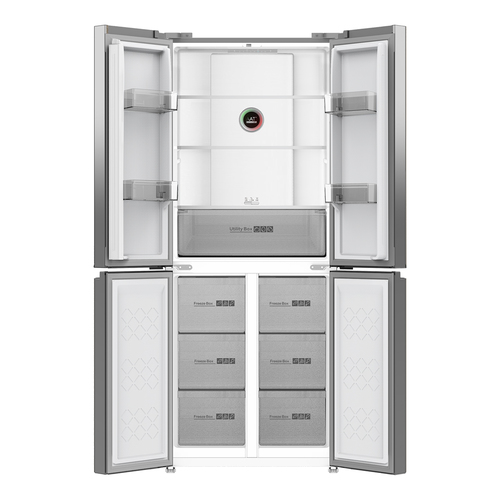 מקרר 4 דלתות 406 ליטר נירוסטה peerless PRF-406 INOX