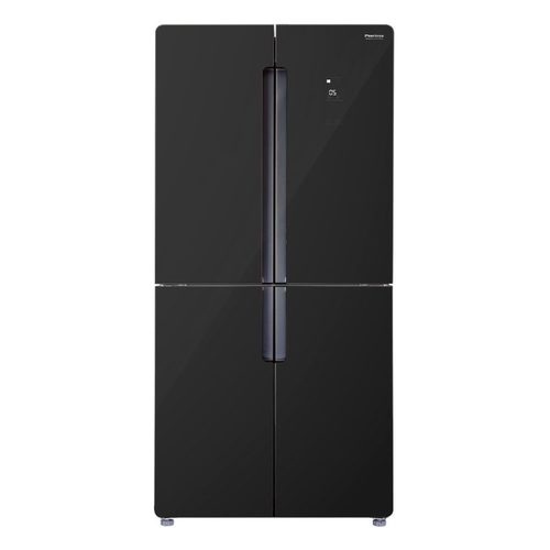 מקרר 4 דלתות זכוכית שחורה 431 ליטר peerless PRF-431 BLK-G