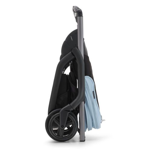 עגלת תינוק דגם דרגונפליי - ‏‏‏‏מרכב‏ גרפיט | ‏‏עריסה וטיולון שחור | גגון קורל