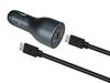 מטען רכב+כבל Miracase MCCDP120W Type-C To Type-C