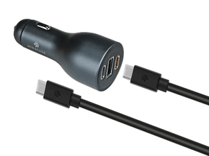 מטען רכב+כבל Miracase MCCDP120W Type-C To Type-C
