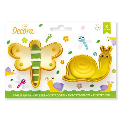 זוג חותכני שבלול ושפרירית Decora 