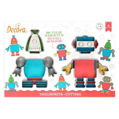 סט חותכני רובוט 4 חלקים Decora 
