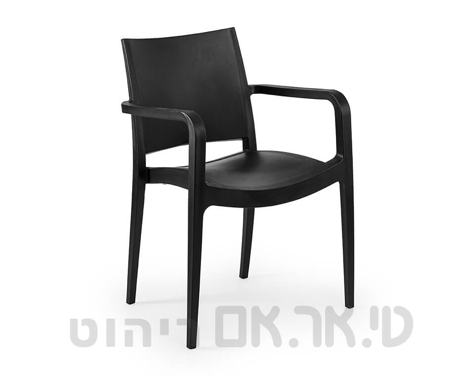 כסא דגם אלומה עם ידיות
