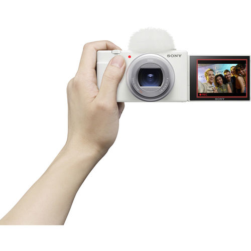 מצלמה קומפקטית לוולוגים Sony DSC-ZV-1 II (White)