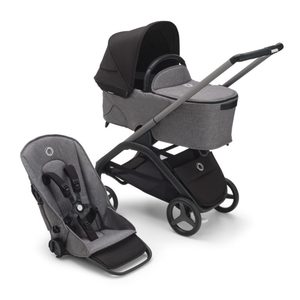 עגלת בוגבו דרגונפליי Bugaboo צבע: ‏‏‏‏‏‏‏‏‏‏‏‏‏‏‏‏‏‏‏‏מרכב גרפיט, עריסה וטיולון אפור מלאנג