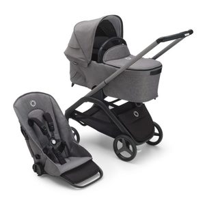 עגלת בוגבו דרגונפליי Bugaboo צבע: ‏‏‏‏‏‏‏‏‏‏‏‏‏‏‏‏‏‏‏‏ ‏‏‏‏מרכב גרפיט, עריסה וטיולון אפור מלאנג