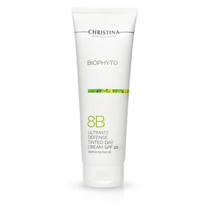קרם יום דמי מייקאפ והגנה מהשמש Ultimate Defense Tinted Day Cream SPF 20 סדרת ביו פיטו שלב 8B כריסטינה - 250 מ"ל