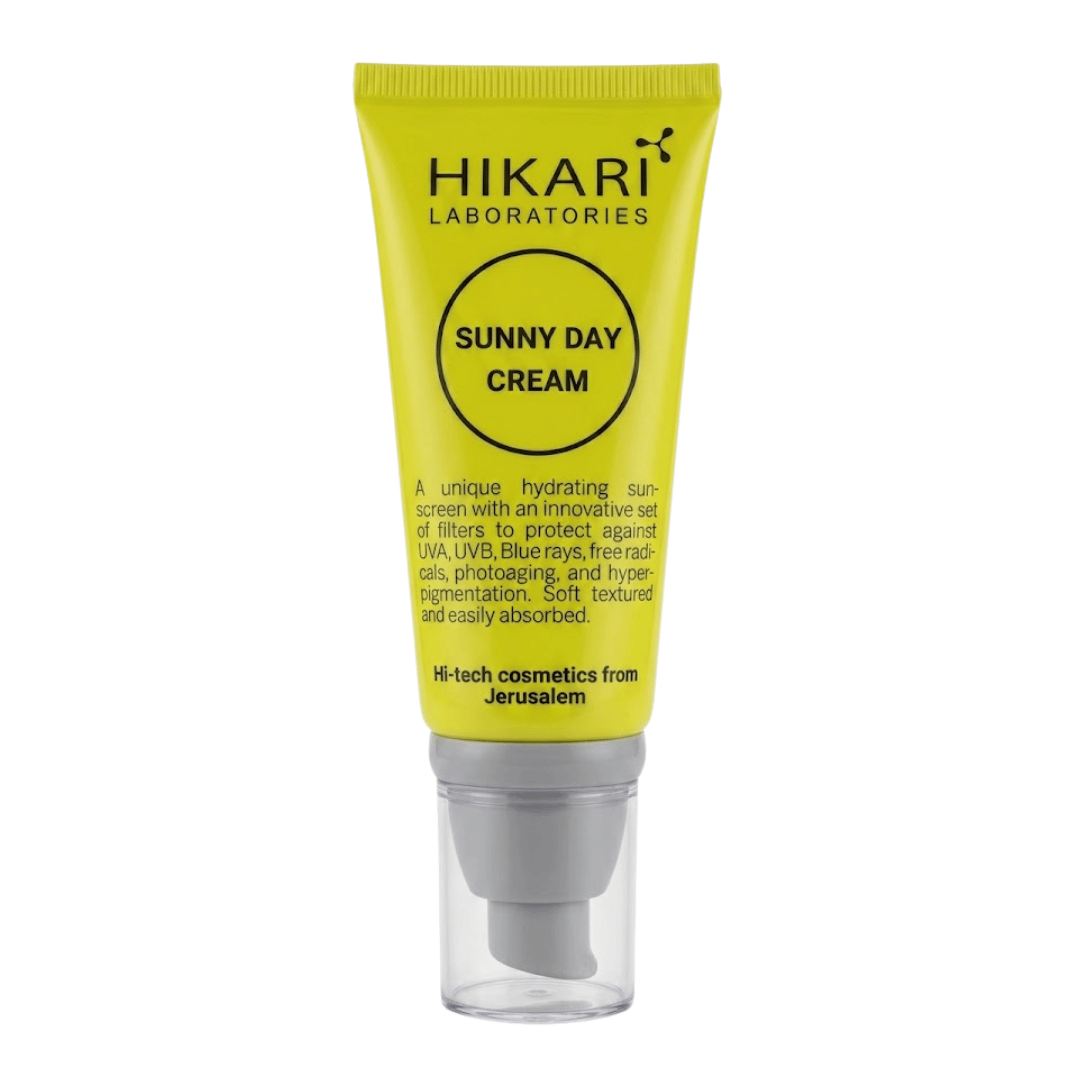 קרם יום עם מקדם הגנה SPF 30 מועשר בלחות מכיל מולקולת NR בגודל 50 מ"ל - היקארי | HIKARI