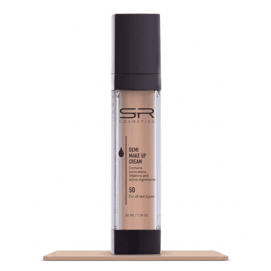 לחות דמי מייק & מסנני קרינה 50 SPF בגודל 50 מ"ל - אס אר קוסמטיקס | SR COSMETICS
