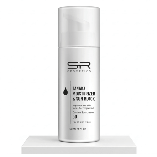 קרם לחות הטנאקה & חסם שמש חזק ומקדם הגנה מהשמש SPF 50 בגודל 50 מ