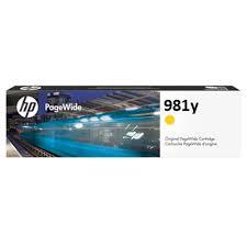 דיו צהוב מקורי HP 981Y Yellow PageWide Cartridge