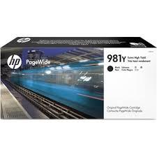 דיו שחור מקורי HP 981Y Black PageWide Cartridge
