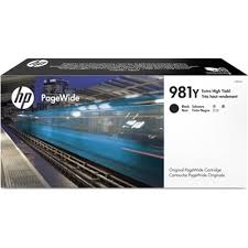 דיו שחור מקורי HP 981Y Black PageWide Cartridge