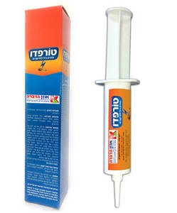 טופג'ל - ג'ל לנמלים 15 גרם + טורפדו - ג'ל לתיקנים 15 גרם