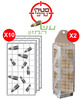 סטיקי טרפ עש המזון - ערכה מקצועית להדברת עש המזון ועש הקמח