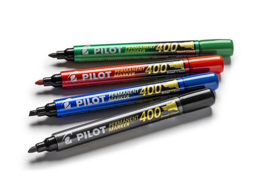 טוש לא מחיק PILOT SCA 400 - סט 4 צבעים