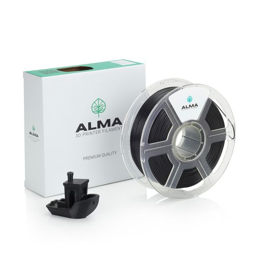 פילמנט איכותי מסוג +PLA מבית ALMA צבע שחור