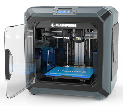 מדפסת תלת מימד IDEX – Flashforge Creator 3 PRO באחריות יבואן רשמי