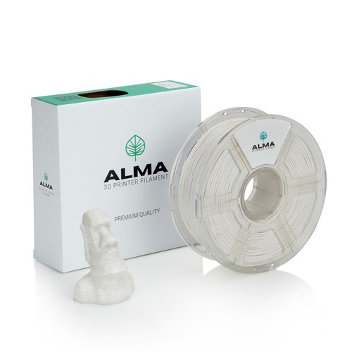 פילמנט איכותי PLA Marble מבית ALMA דמוי שיש גרגירים חומים