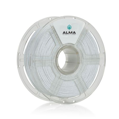 פילמנט איכותי PLA Marble מבית ALMA דמוי שיש גרגירים שחורים