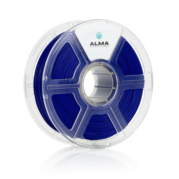 פילמנט איכותי מסוג +PLA מבית ALMA צבע כחול