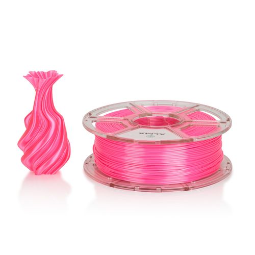 פילמנט איכותי מסוג PLA Silk מבית ALMA צבע ורוד