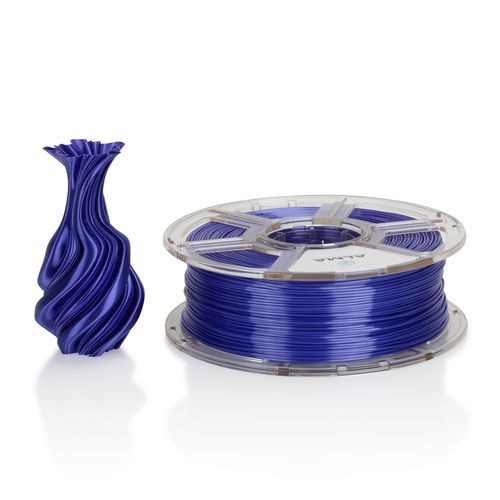 פילמנט איכותי מסוג PLA Silk מבית ALMA צבע כחול