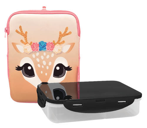 תיק אוכל Deer אפרסק