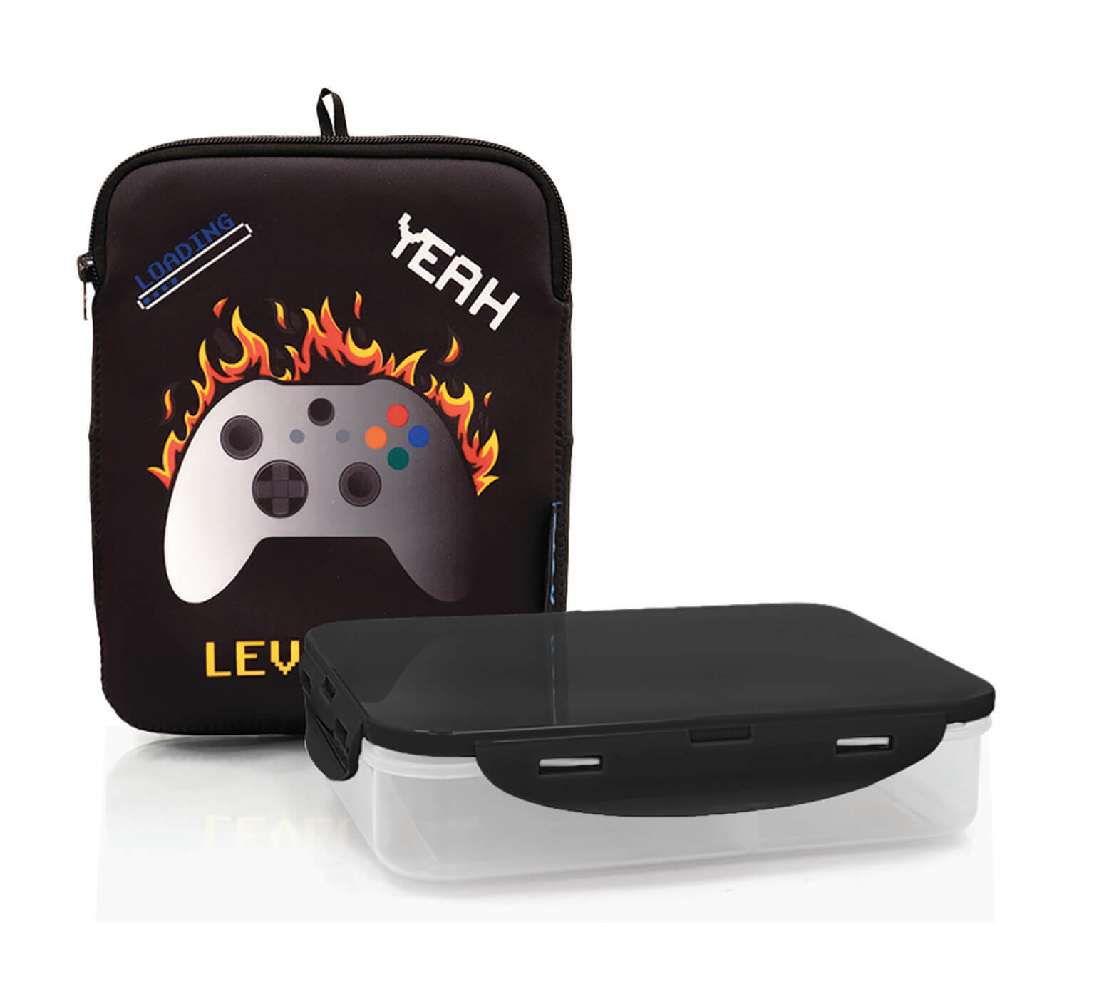 תיק אוכל Gaming שחור