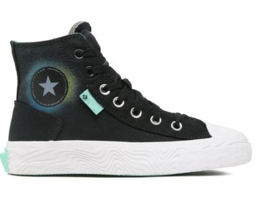 נעלי אולסטאר גבוהות  All Star STAR HI BLACK | גברים
