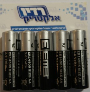 5 יחידות סוללה ליתיום ER14505 AA 3.6V LITHIUM