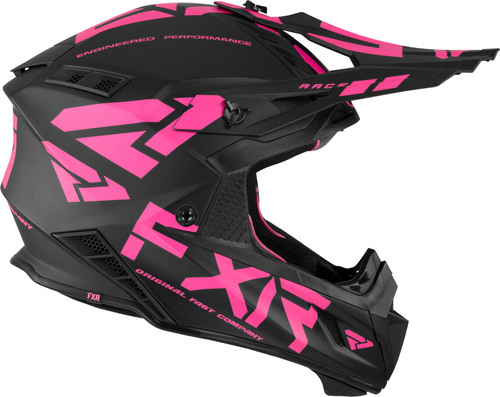 קסדה לאופנוע FXR RACING HELIUM RACE שחור\ורוד 22.06