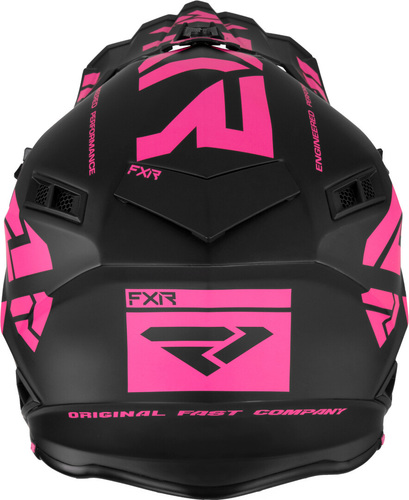 קסדה לאופנוע FXR RACING HELIUM RACE שחור\ורוד 22.06