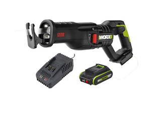 מסור חרב נטען 20V ירוק BRUSHLESS WU501.9 WORX [ סוללה + מטען ]