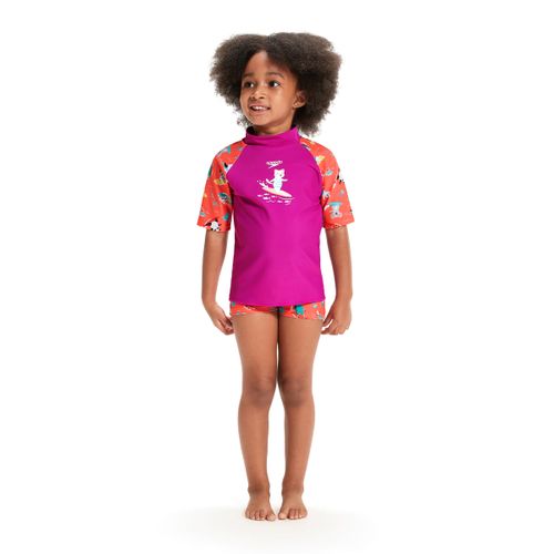 סט מכנס וחולצת אנטי סאן לפעוטות | DIGI SS RASH TOP SET IF